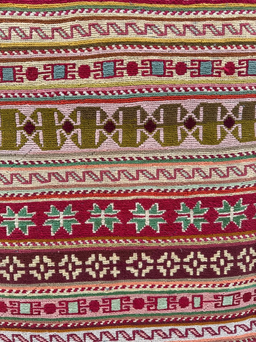 Persian Rah Rah Suzani Kilim | 4' x 6' 9