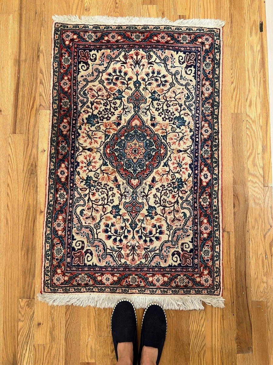 Persian Sarouk Rug | 2' 3