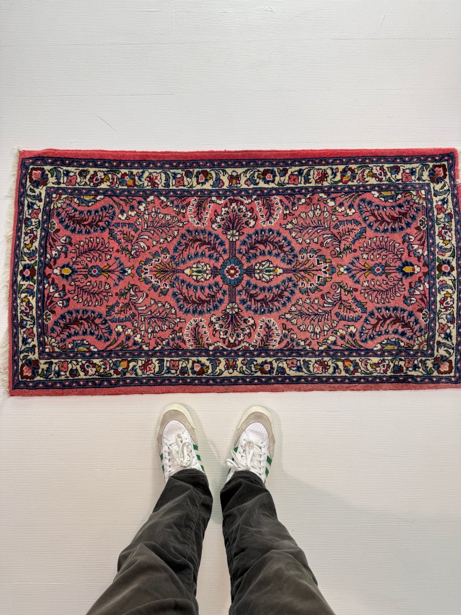 On Hold - Persian Sarouk Rug | 2' 3