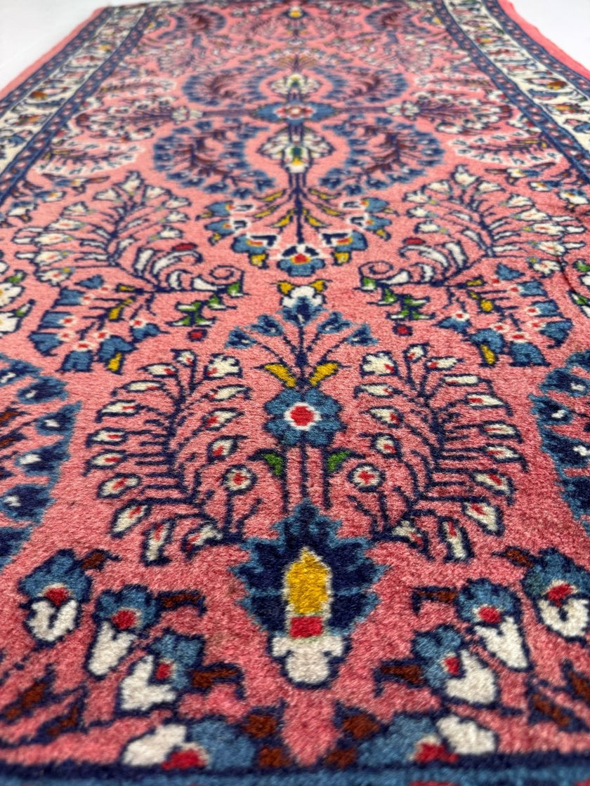 On Hold - Persian Sarouk Rug | 2' 3