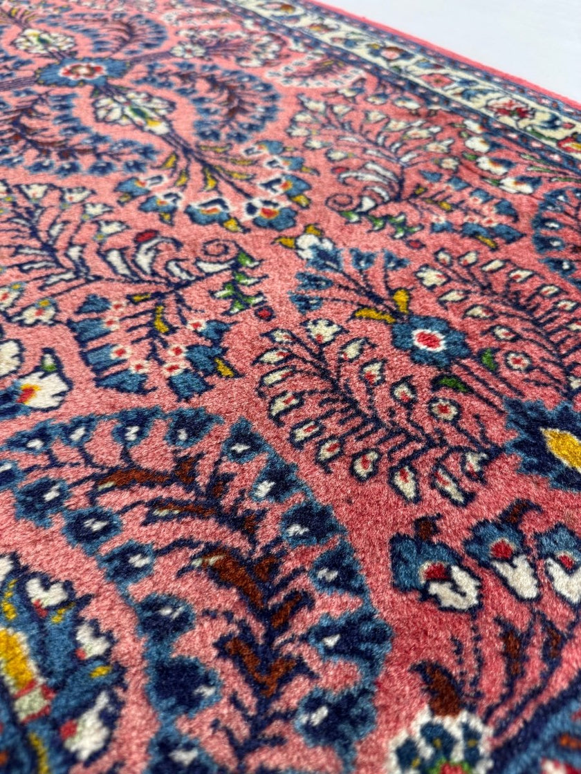 On Hold - Persian Sarouk Rug | 2' 3