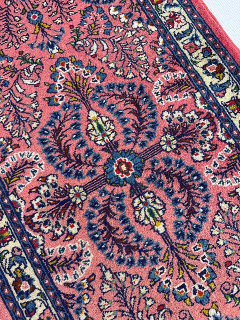 On Hold - Persian Sarouk Rug | 2' 3
