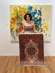Persian Sarouk Rug | 2' 9