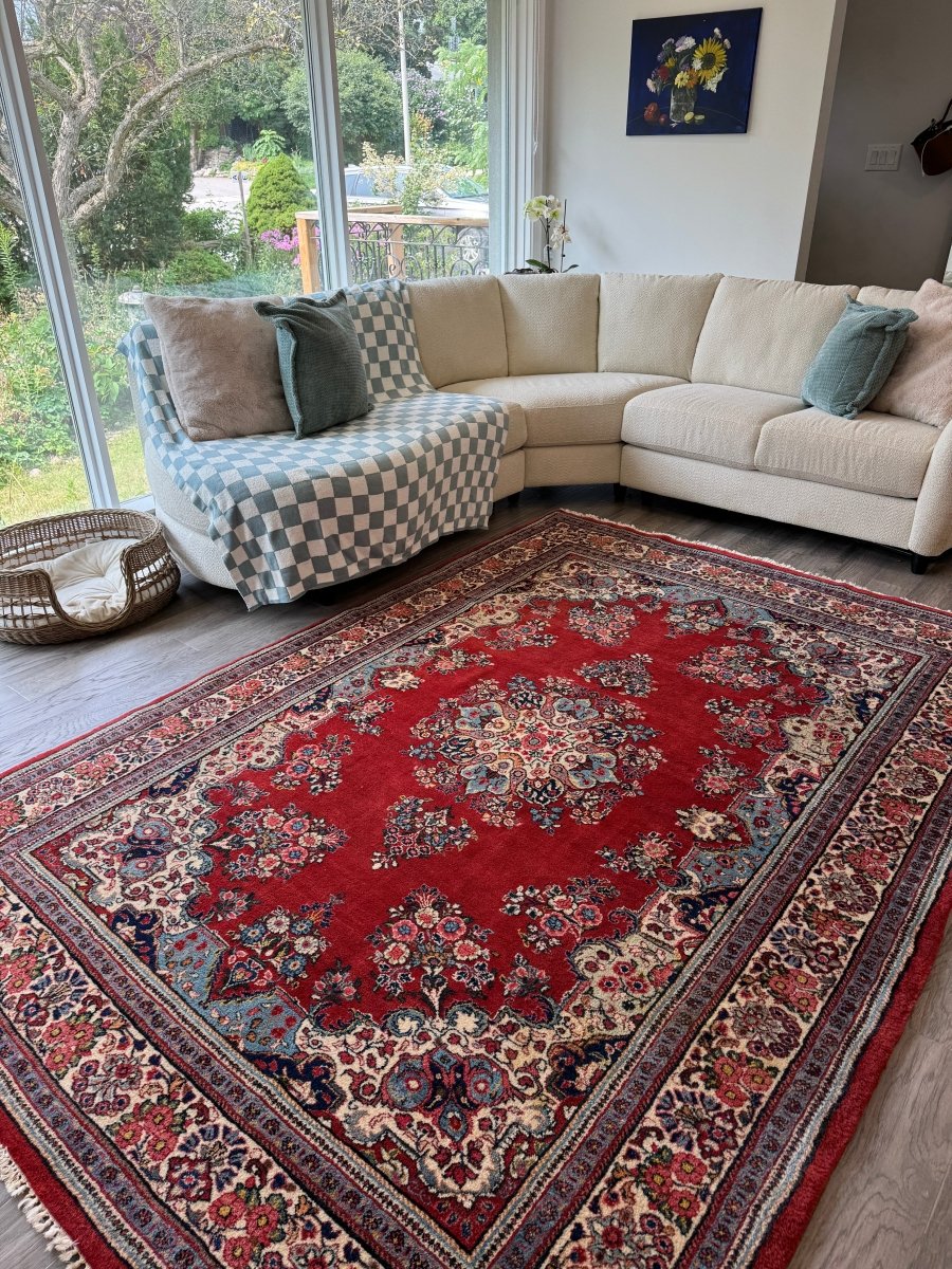 Persian Sarouk Rug | 6' 1