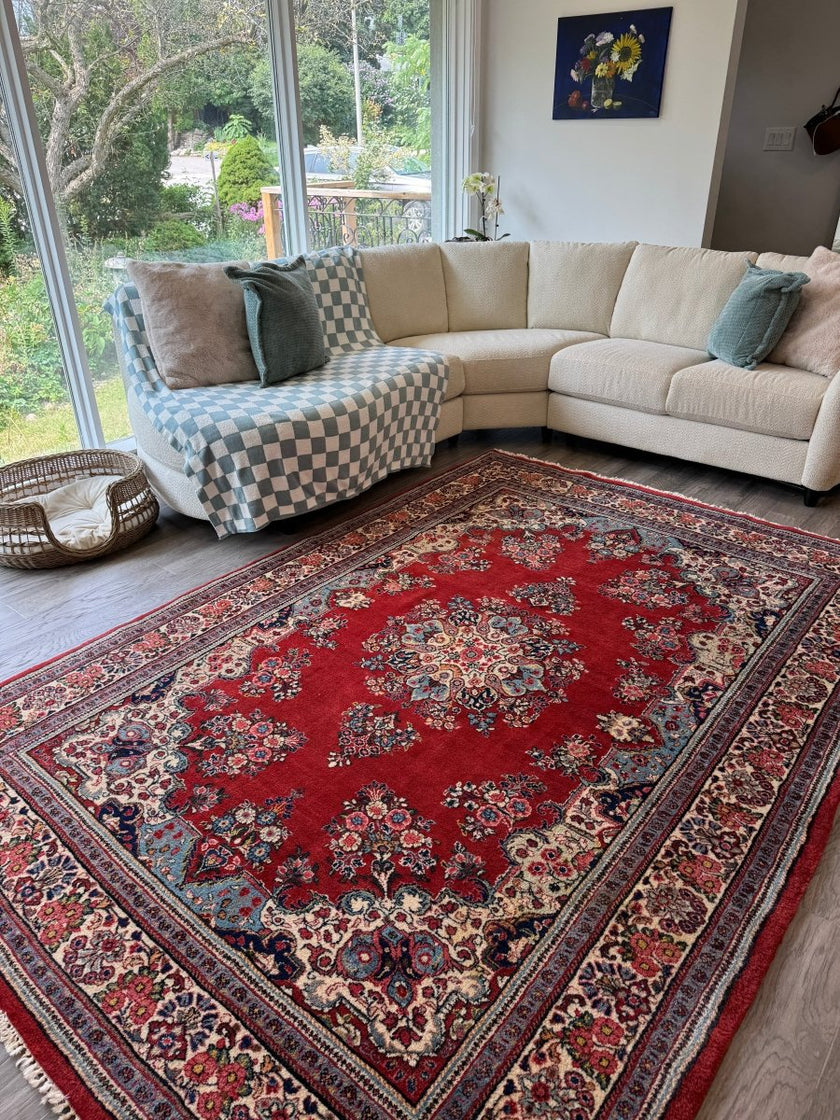 Persian Sarouk Rug | 6' 1