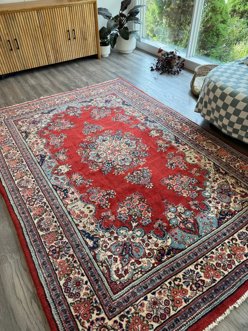 Persian Sarouk Rug | 6' 1