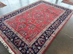 Persian Sarouk Rug | 6' 11