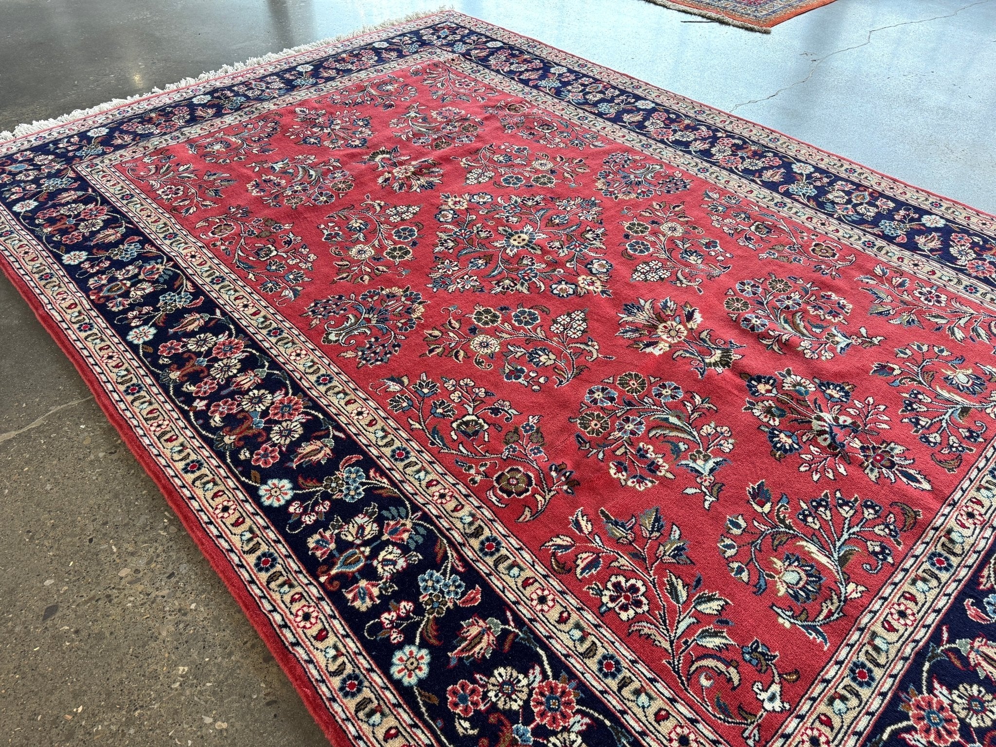 Persian Sarouk Rug | 6' 11