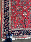 Persian Sarouk Rug | 6' 11