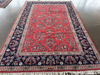Persian Sarouk Rug | 6' 11