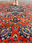 Persian Sarouk Rug | 6' 7