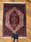 Persian Senneh Rug | 2' 4