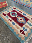 Persian Shiraz Kilim Rug | 2' x 2' 11