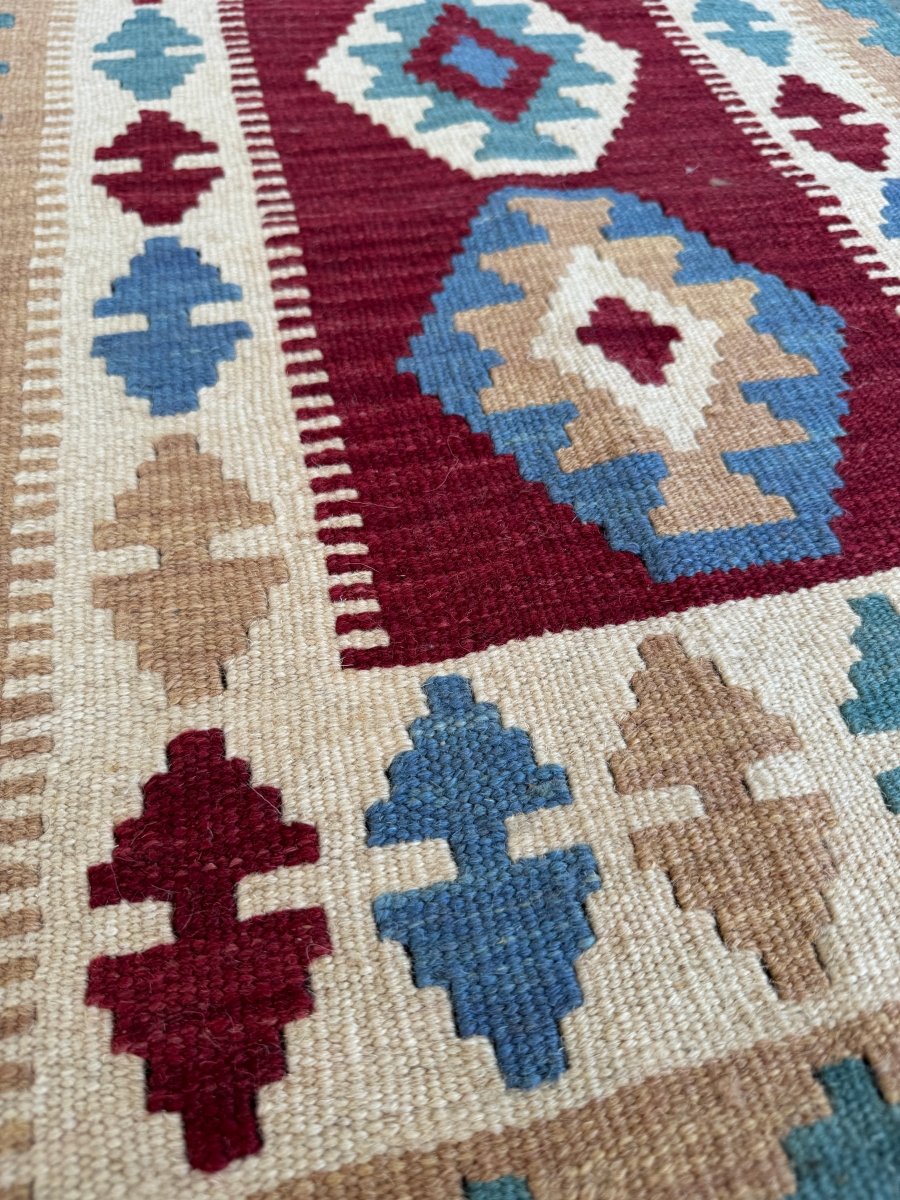 Persian Shiraz Kilim Rug | 2' x 2' 11