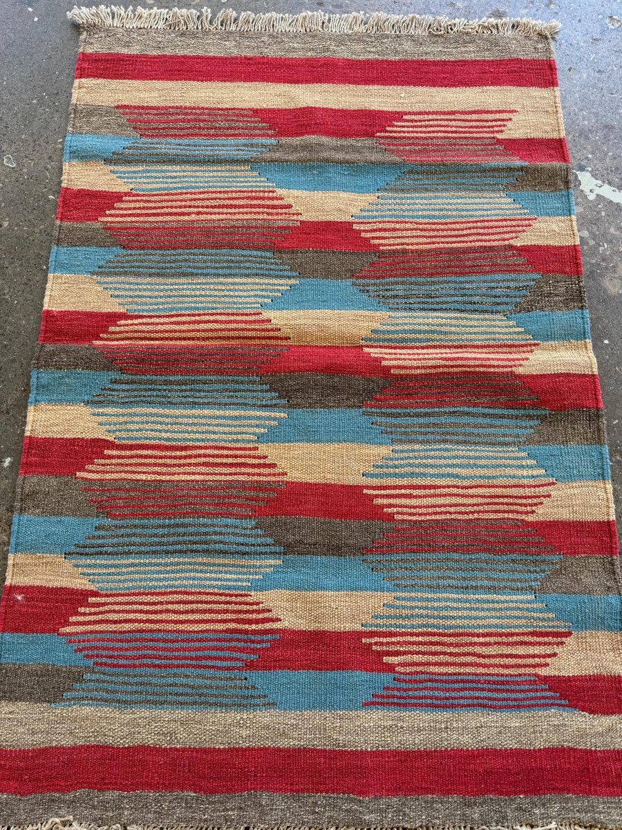 Persian Shiraz Kilim Rug | 3' x 4' 6