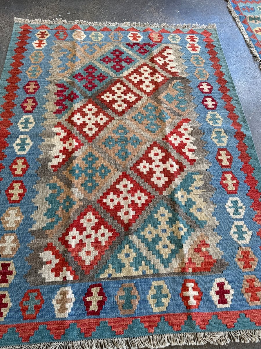 Persian Shiraz Kilim Rug | 5' 3