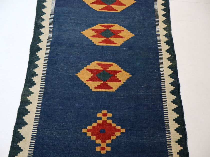 Persian Shiraz kilim Runner |  2' 8