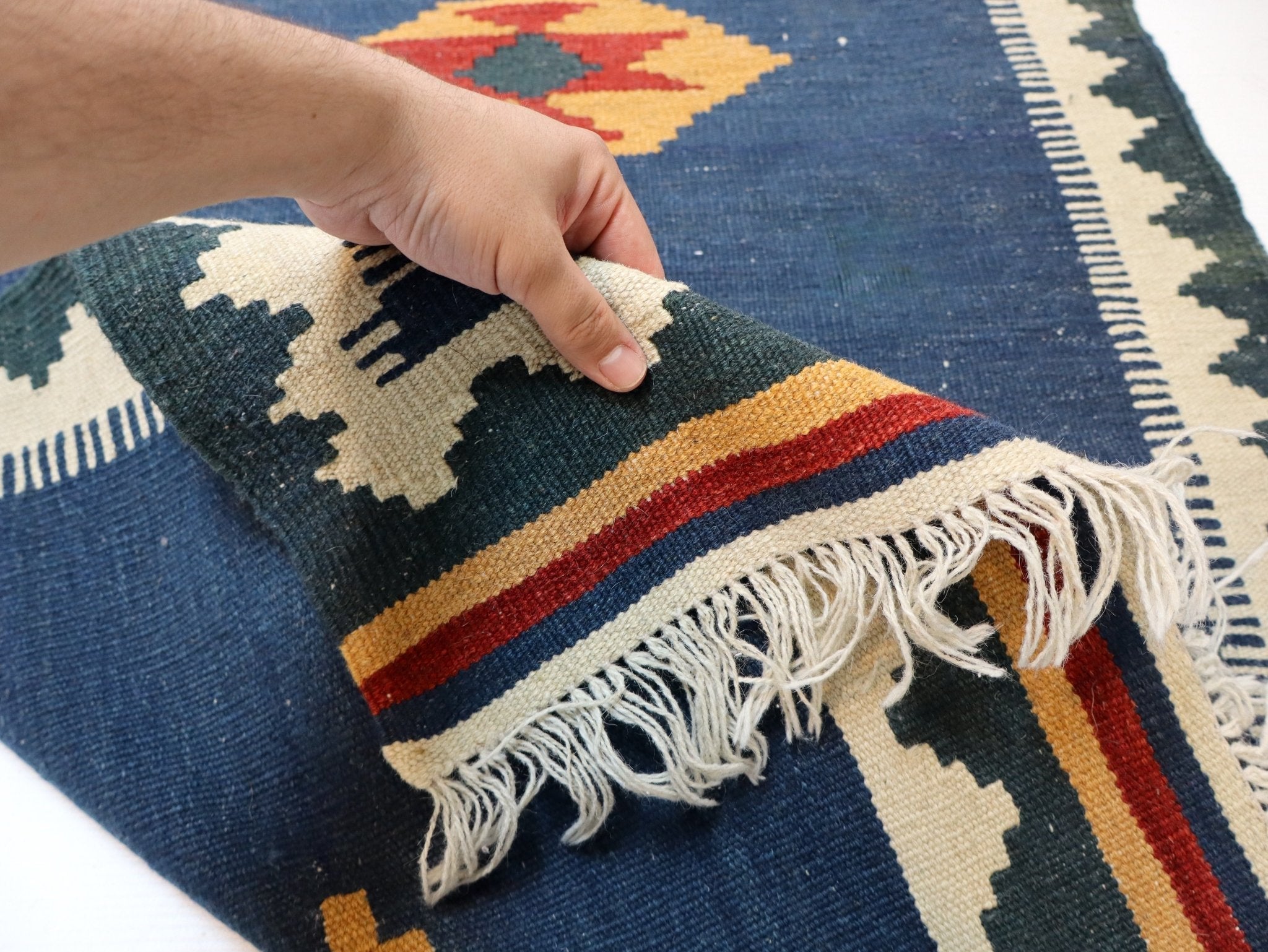 Persian Shiraz kilim Runner |  2' 8
