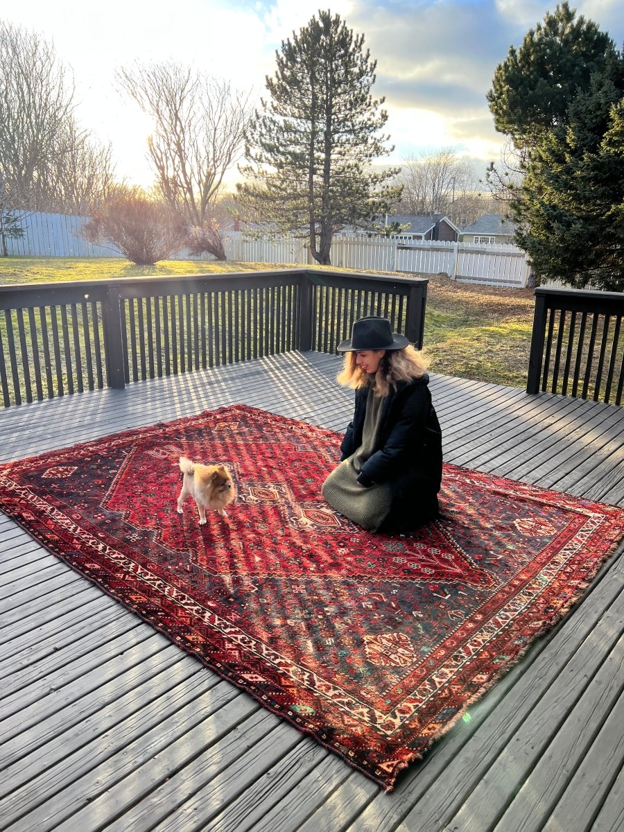Persian Shiraz Rug | 10' 1