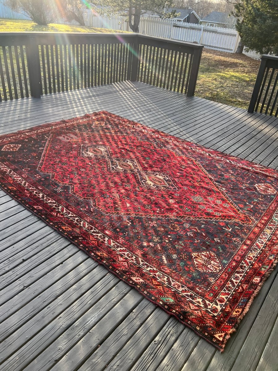 Persian Shiraz Rug | 10' 1