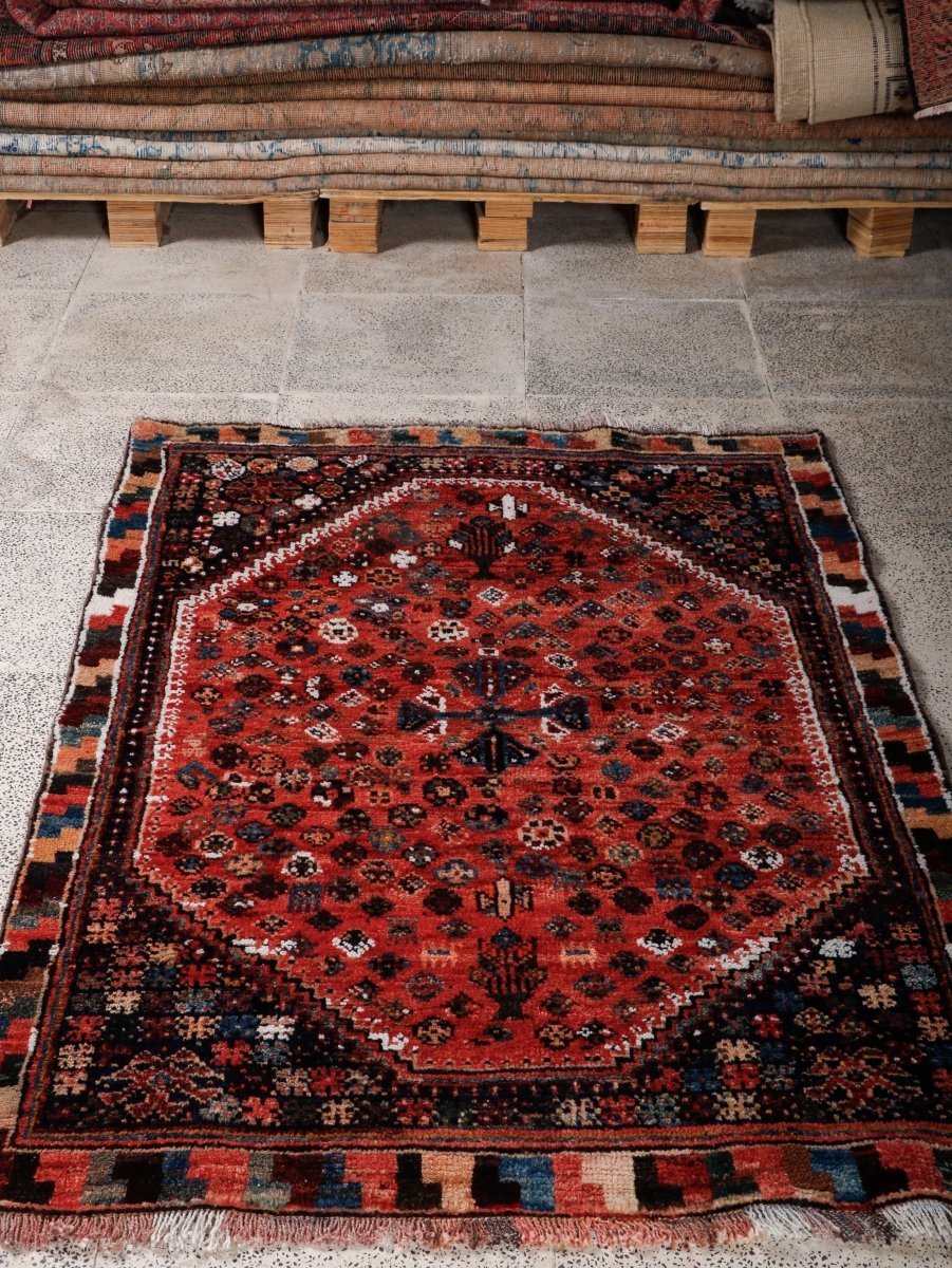 Persian Shiraz Rug | 3' 6” x 5' 1