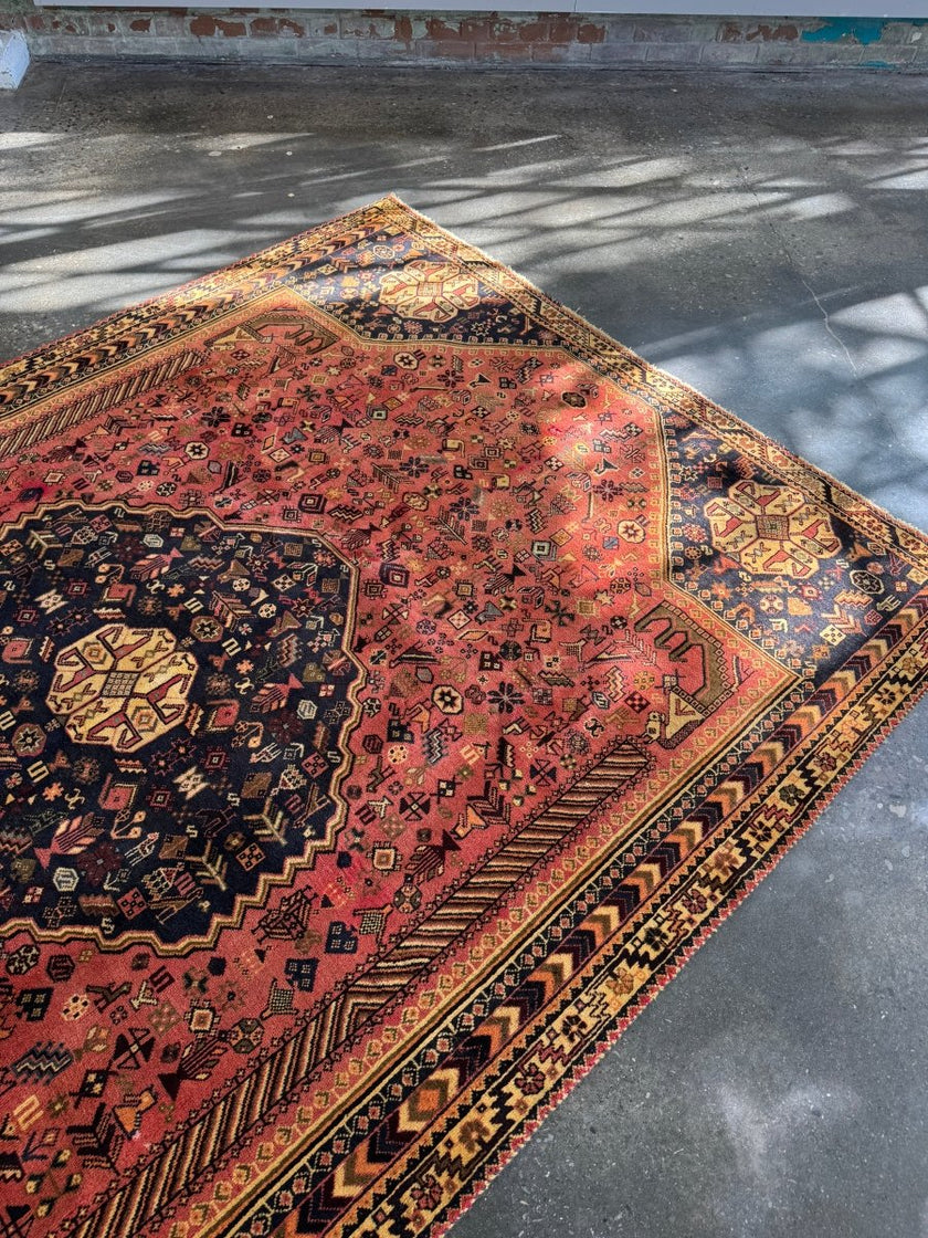 Persian Shiraz Rug | 6' 8