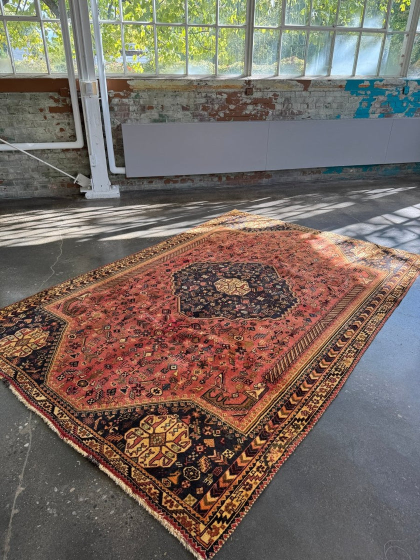 Persian Shiraz Rug | 6' 8