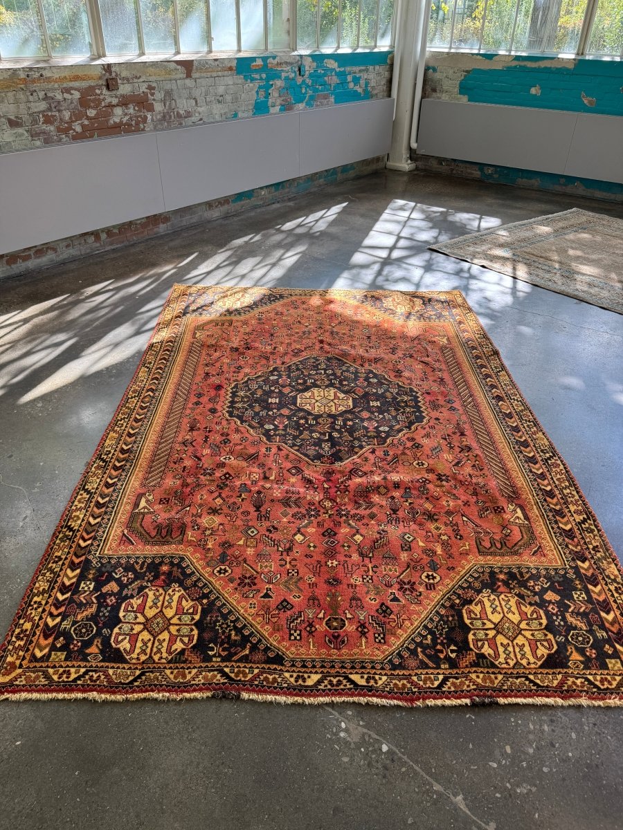 Persian Shiraz Rug | 6' 8