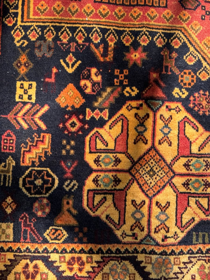 Persian Shiraz Rug | 6' 8