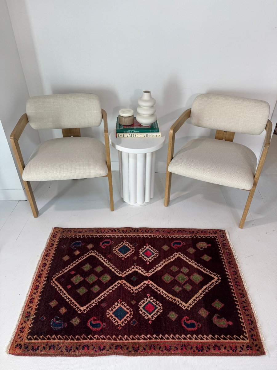Persian Sirjan Rug | 2' 8