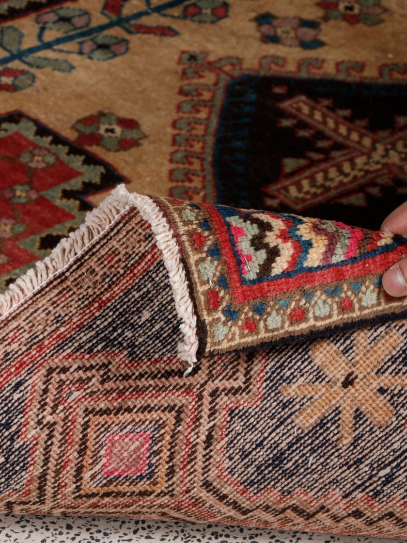 Persian Afshar Rug | 3' 11” x 6' 1