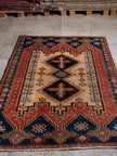 Persian Afshar Rug | 3' 11” x 6' 1