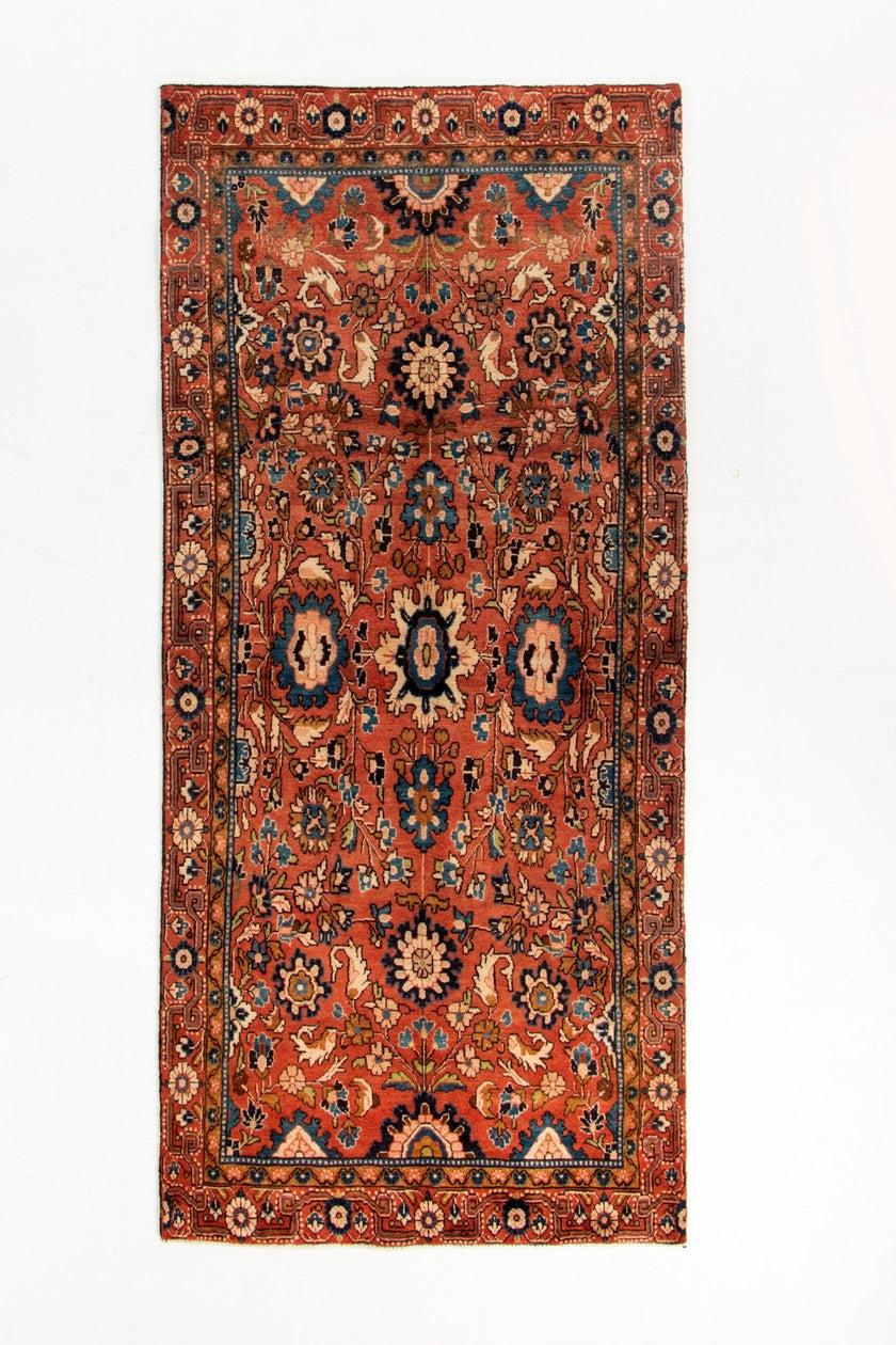 Persian Nanaj Runner Rug | 3' 11