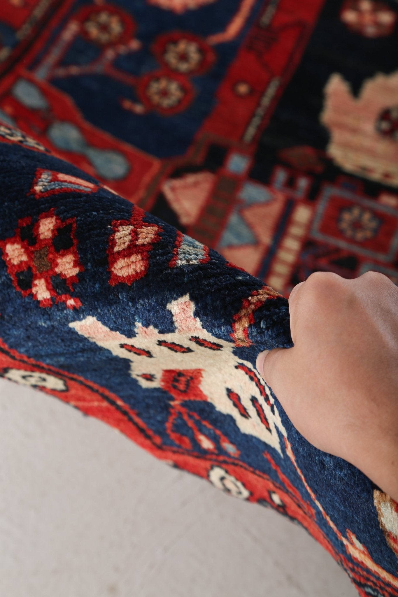 Persian Nanaj Runner Rug | 3' 11