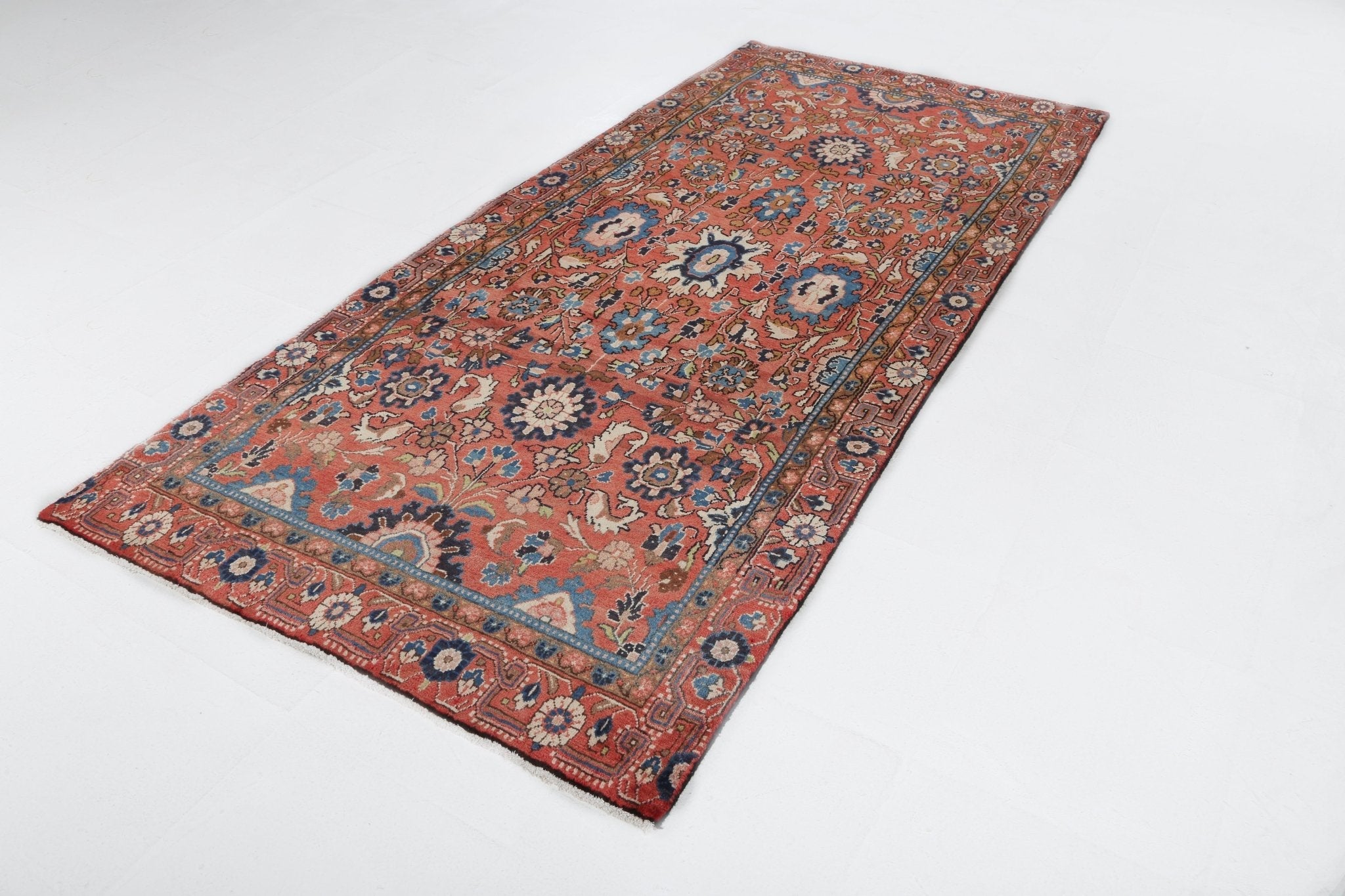 Persian Nanaj Runner Rug | 3' 11