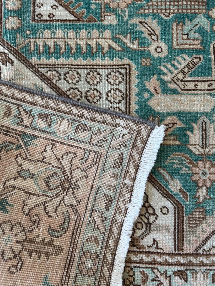 Persian Tabriz Heriz Rug | 6' 6