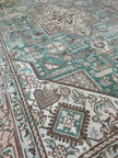 Persian Tabriz Heriz Rug | 6' 6