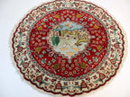 Persian Tabriz Round Rug | 3' 1