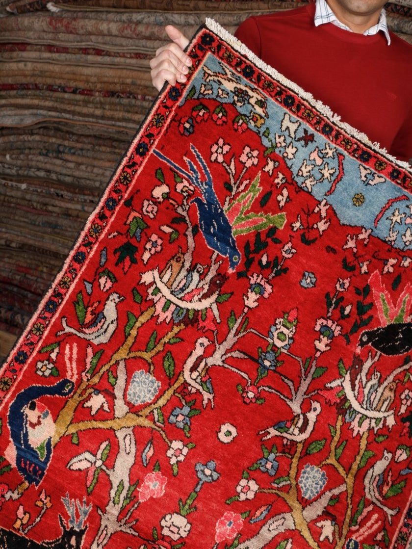 Persian Tabriz Rug | 3' 2” x 5' 11