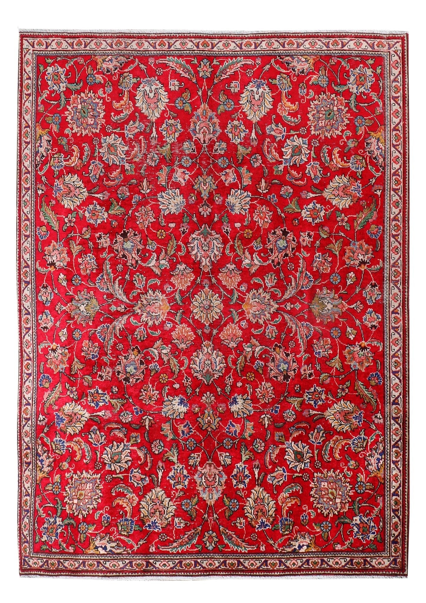 Persian Tabriz Rug | 6' 1