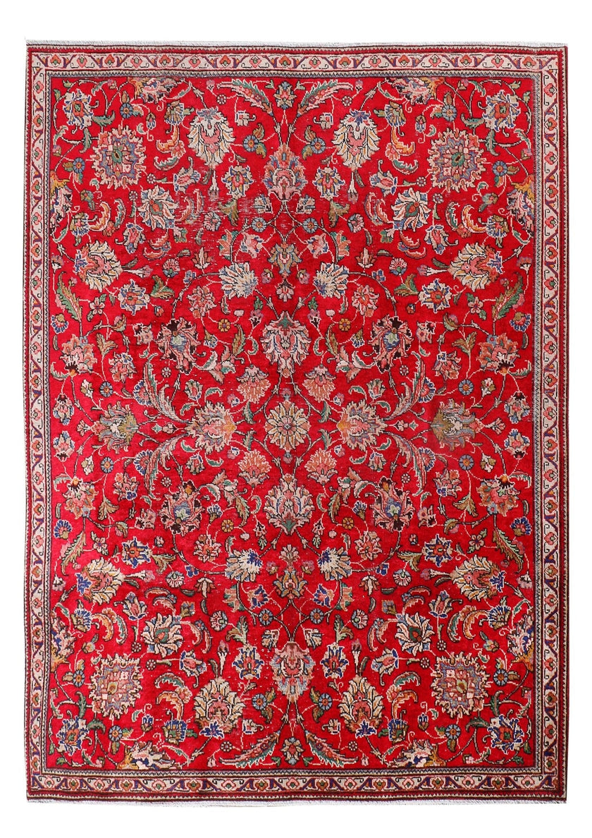 Persian Tabriz Rug | 6' 1