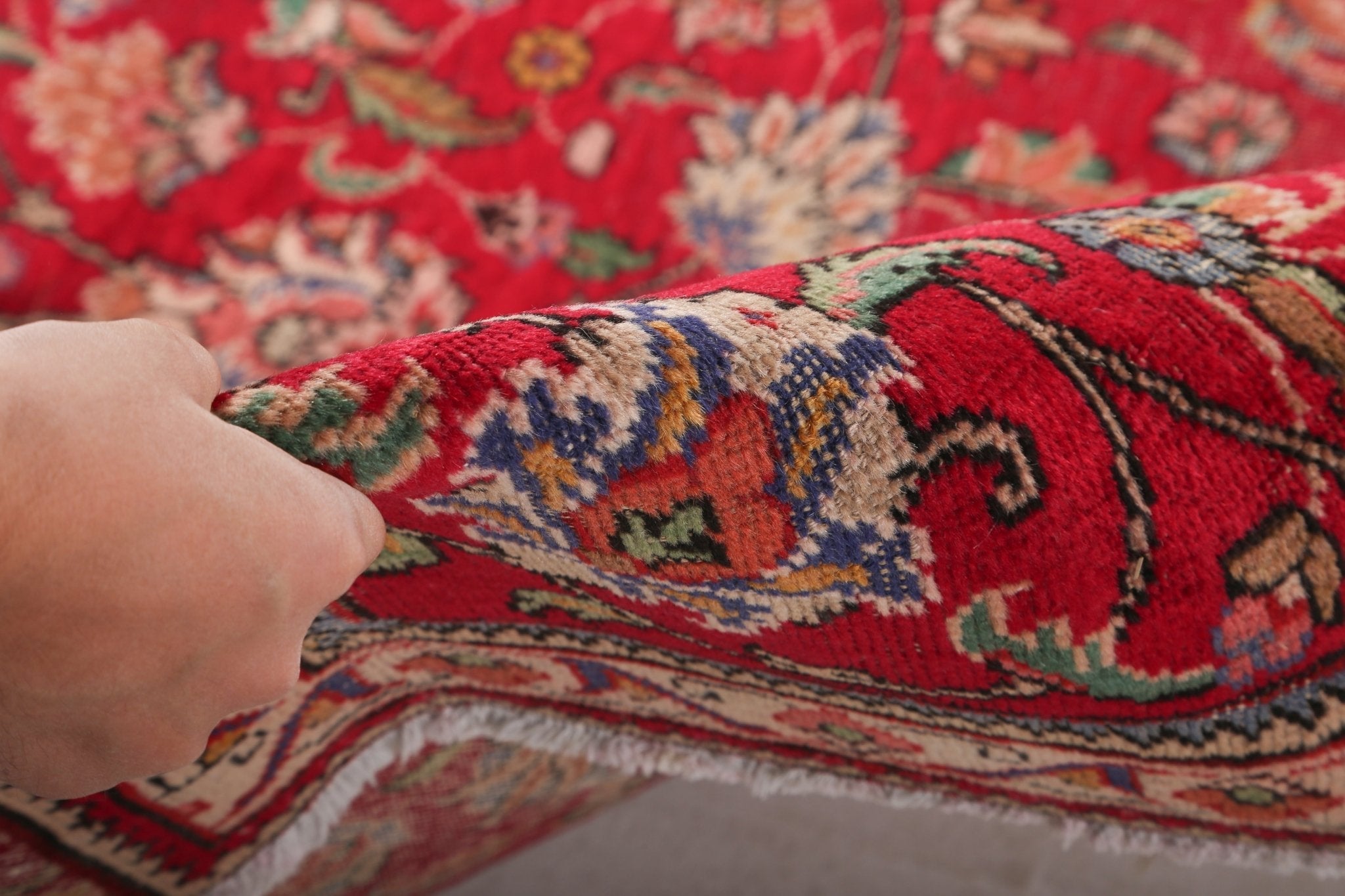 Persian Tabriz Rug | 6' 1