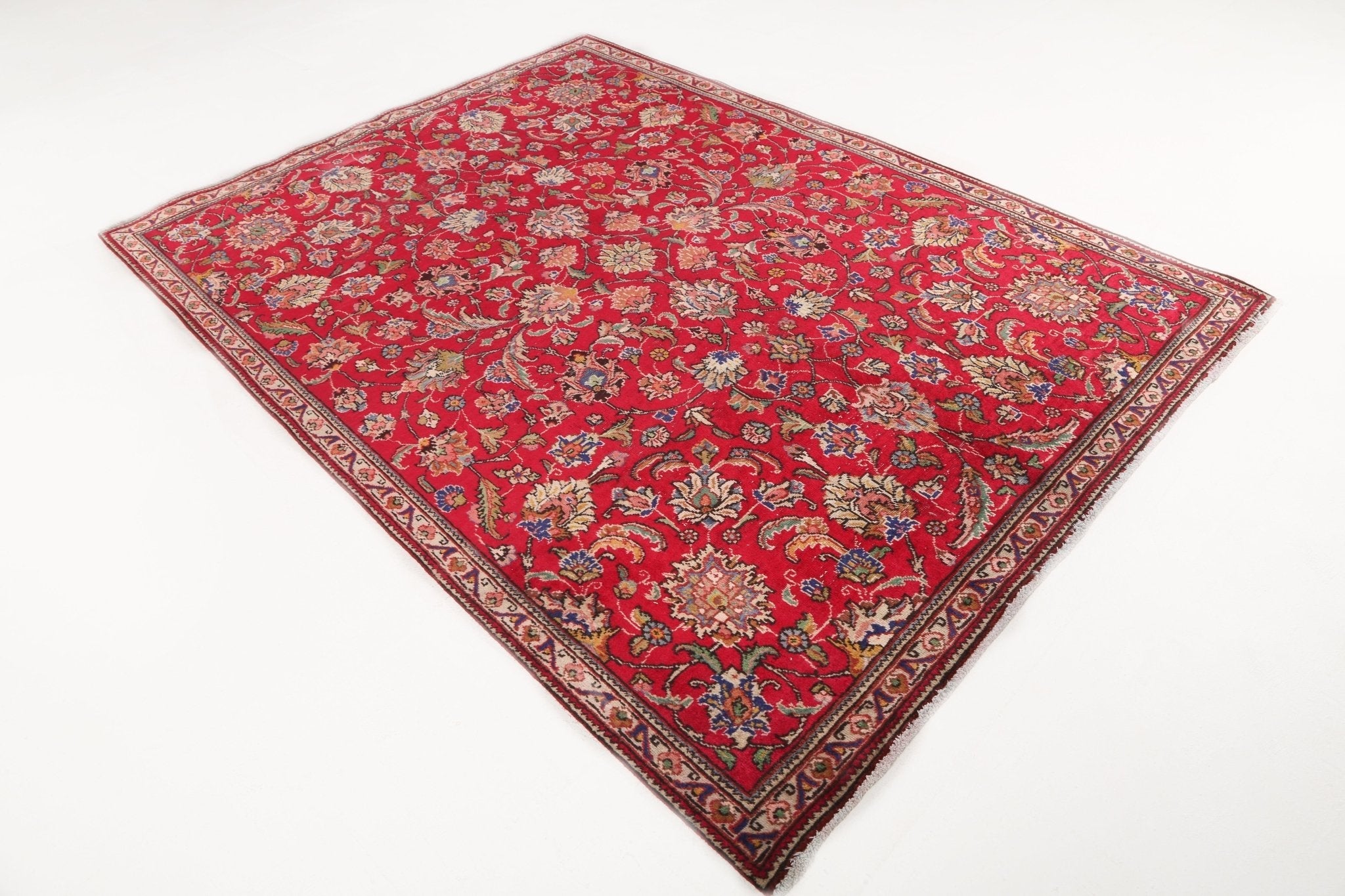 Persian Tabriz Rug | 6' 1