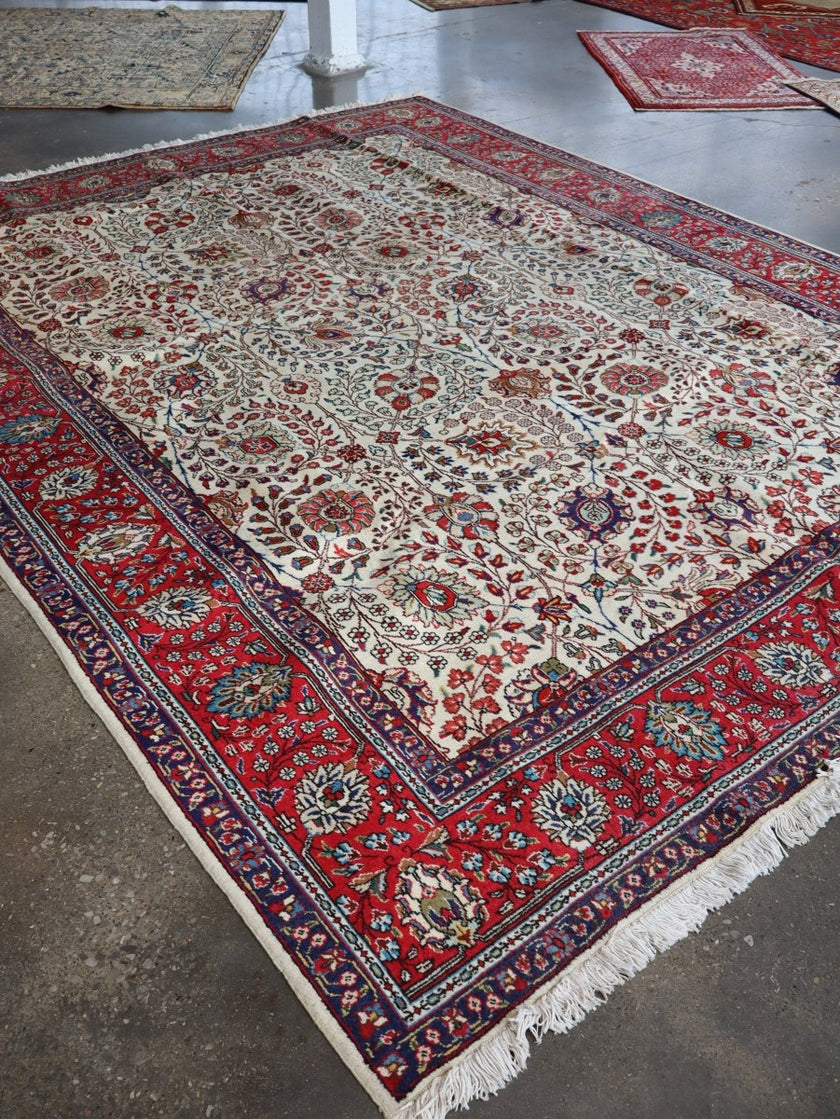 Persian Tabriz Rug | 9' 10