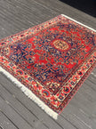 Persian Tafresh Rug | 4' 7