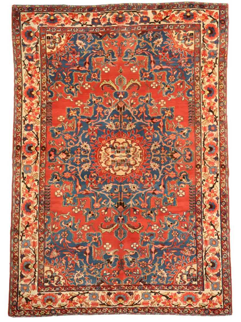 Persian Tafresh Rug | 4' 7