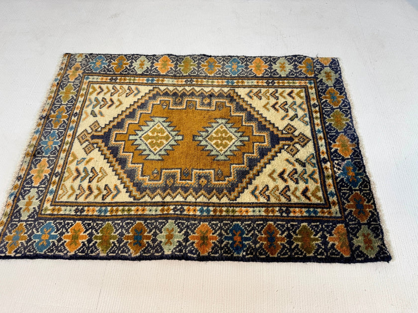Persian Turkmen Rug | 1' 10” x 2' 7