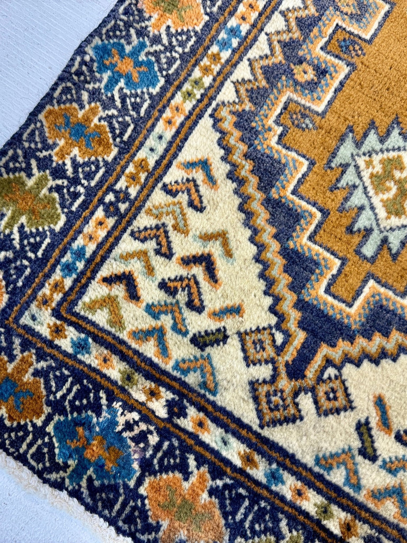 Persian Turkmen Rug | 1' 10” x 2' 7
