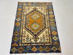 Persian Turkmen Rug | 1' 10” x 2' 7