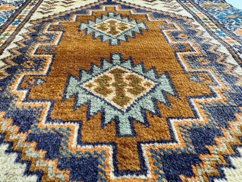 Persian Turkmen Rug | 1' 10” x 2' 7